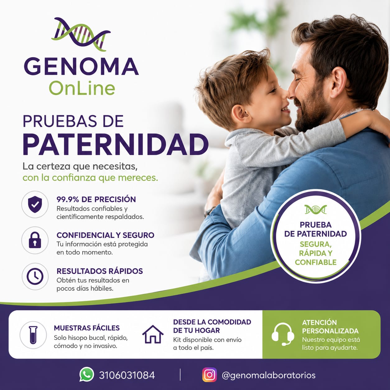 Pruebas de paternidad